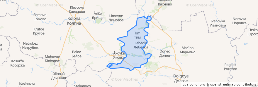 Mapa de ubicacion de Дубровское сельское поселение.