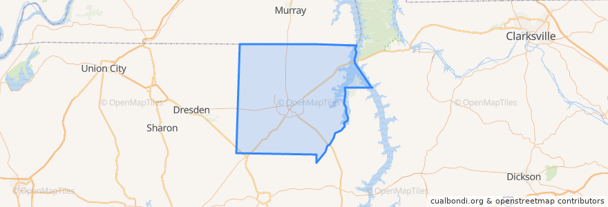 Mapa de ubicacion de Henry County.
