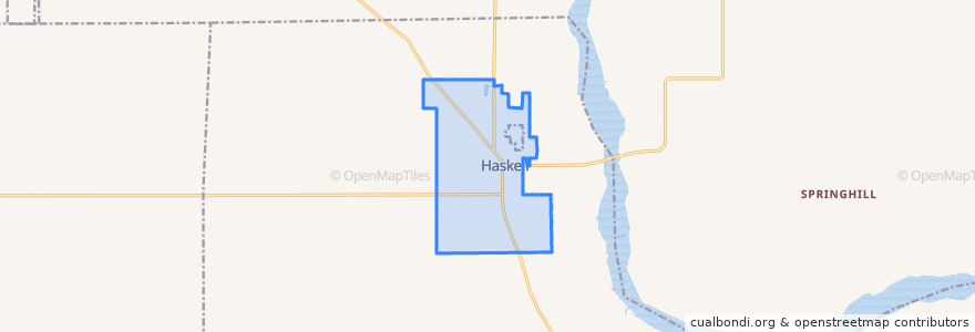Mapa de ubicacion de Haskell.