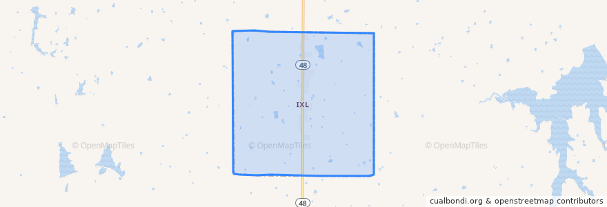 Mapa de ubicacion de IXL.