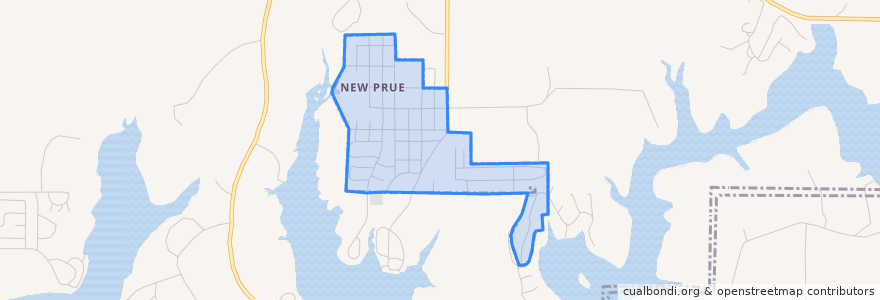 Mapa de ubicacion de Prue.