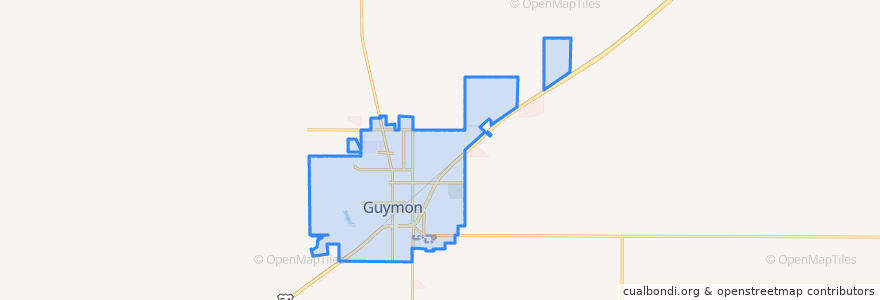 Mapa de ubicacion de Girl Tascosa Drive-In.