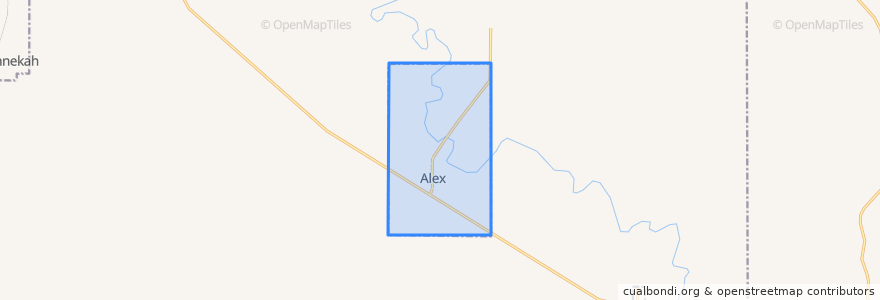 Mapa de ubicacion de Alex.