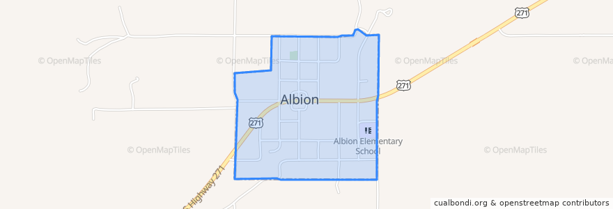 Mapa de ubicacion de Albion.
