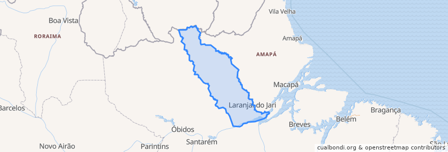 Mapa de ubicacion de Almeirim.