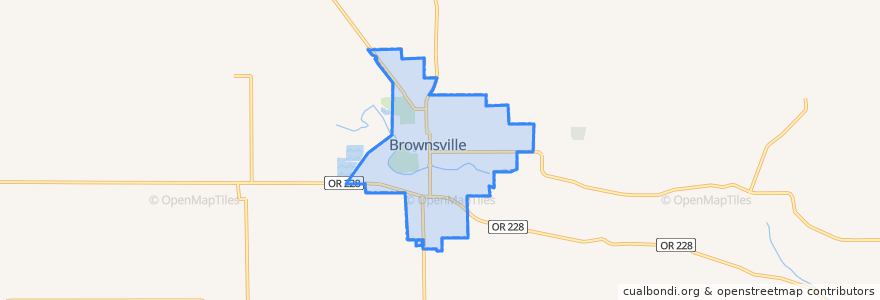 Mapa de ubicacion de Brownsville.