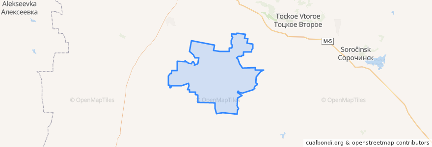 Mapa de ubicacion de Суворовский сельсовет.