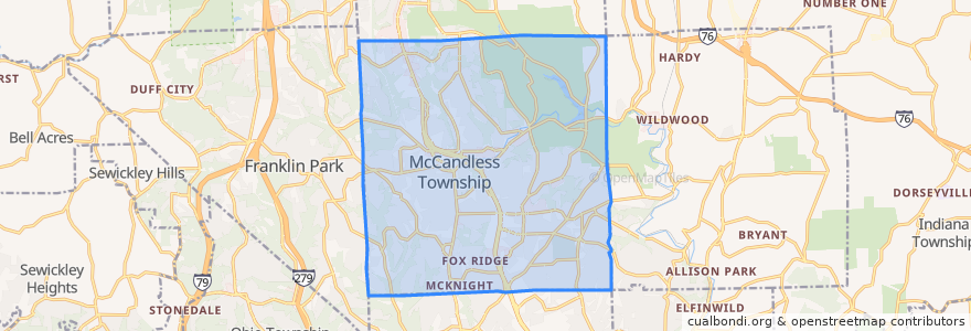 Mapa de ubicacion de McCandless.