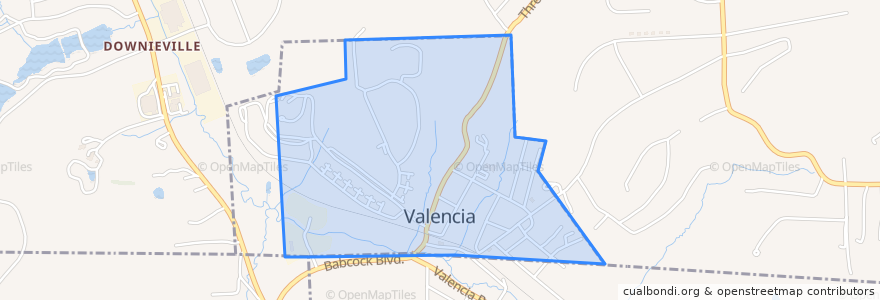 Mapa de ubicacion de Valencia.