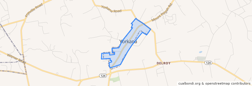 Mapa de ubicacion de Yorkana.