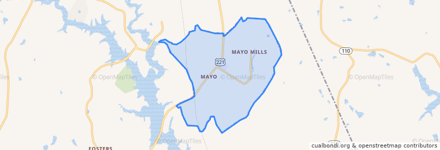 Mapa de ubicacion de Mayo.
