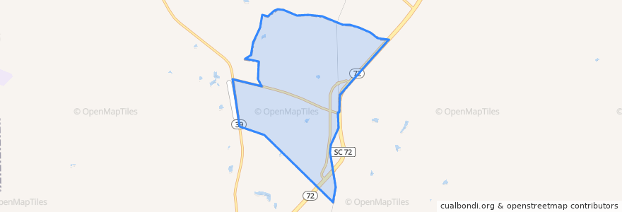 Mapa de ubicacion de Mountville.