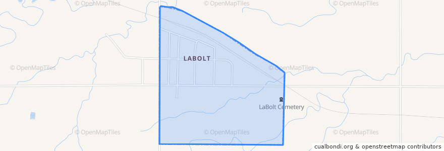 Mapa de ubicacion de La Bolt.