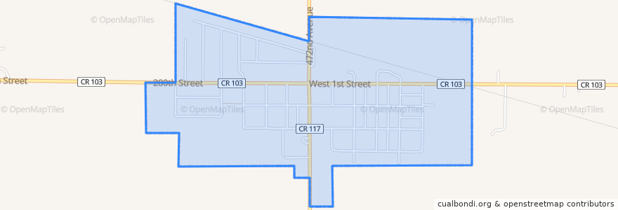 Mapa de ubicacion de Worthing.