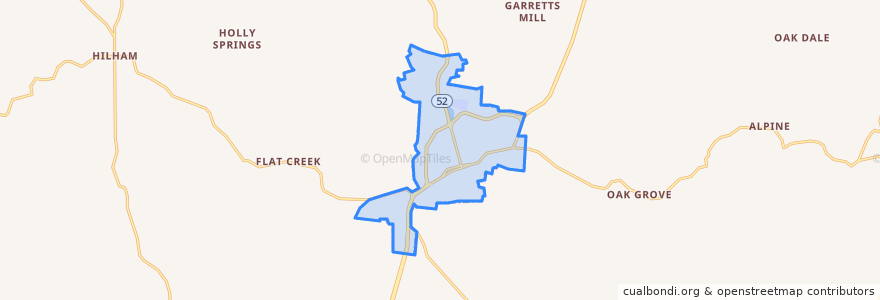 Mapa de ubicacion de Livingston.