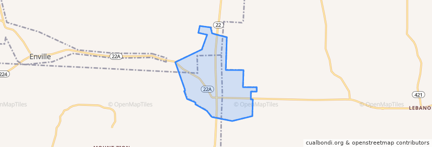 Mapa de ubicacion de Milledgeville.