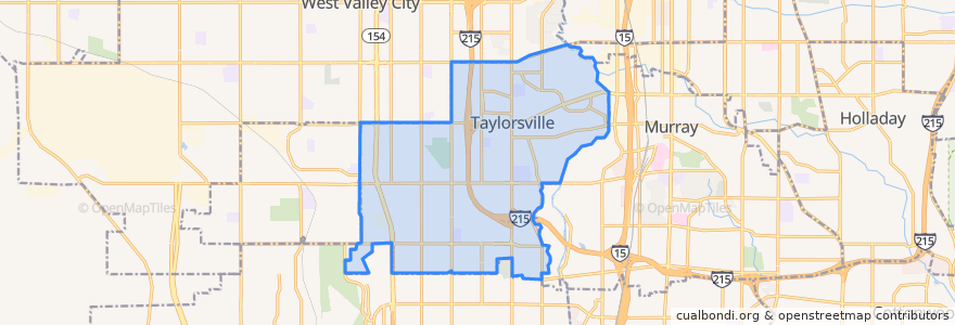 Mapa de ubicacion de Taylorsville.