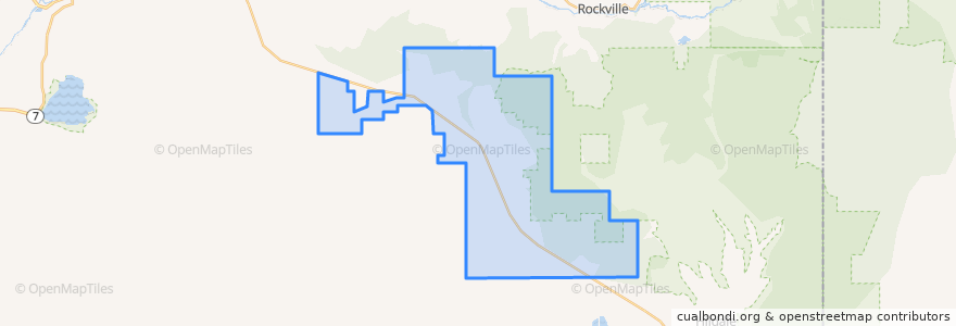 Mapa de ubicacion de Apple Valley.