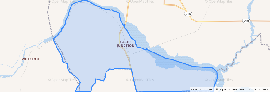 Mapa de ubicacion de Cache.