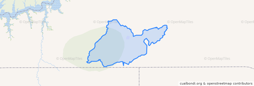 Mapa de ubicacion de Navajo Mountain.