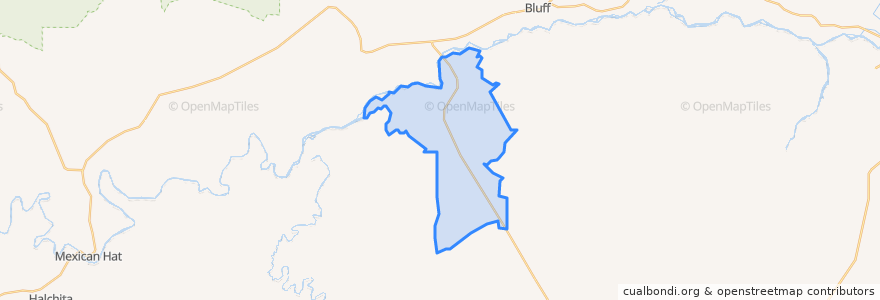 Mapa de ubicacion de Tselakai Dezza.