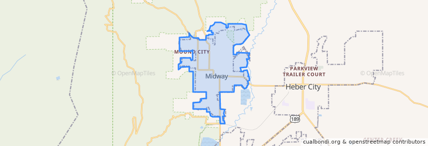 Mapa de ubicacion de Midway.