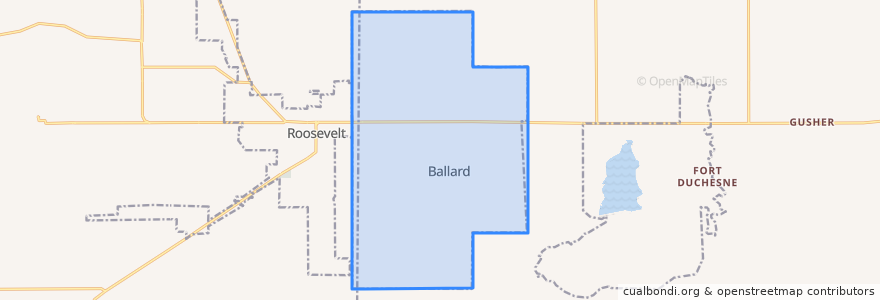 Mapa de ubicacion de Ballard.