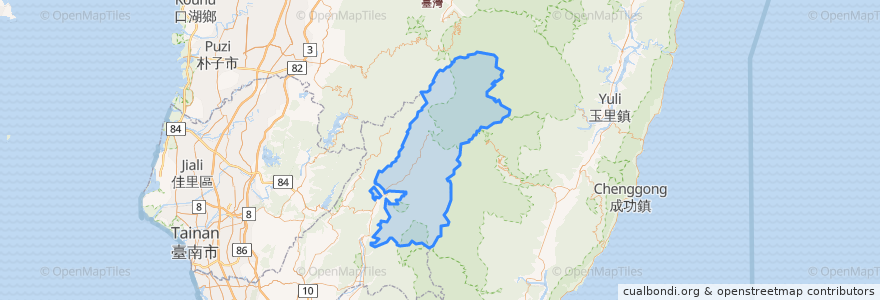 Mapa de ubicacion de Tauyuan.