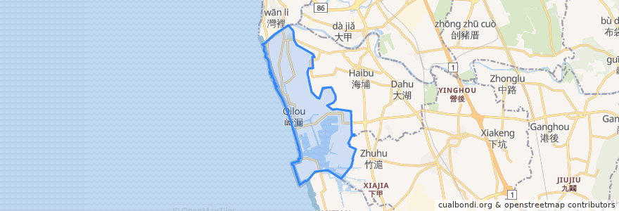 Mapa de ubicacion de Jiading District.