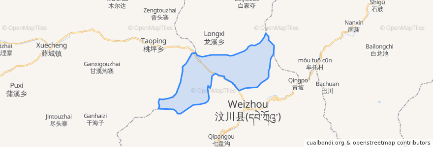 Mapa de ubicacion de 克枯乡.