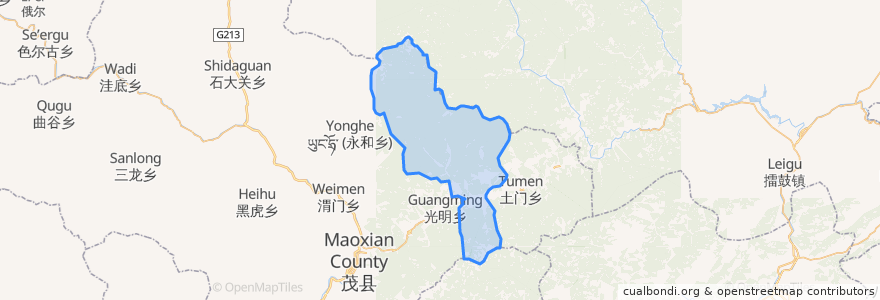 Mapa de ubicacion de 富顺乡.