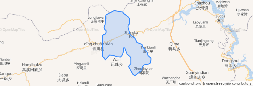 Mapa de ubicacion de 孔溪乡.