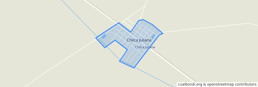 Mapa de ubicacion de Chilca Juliana.