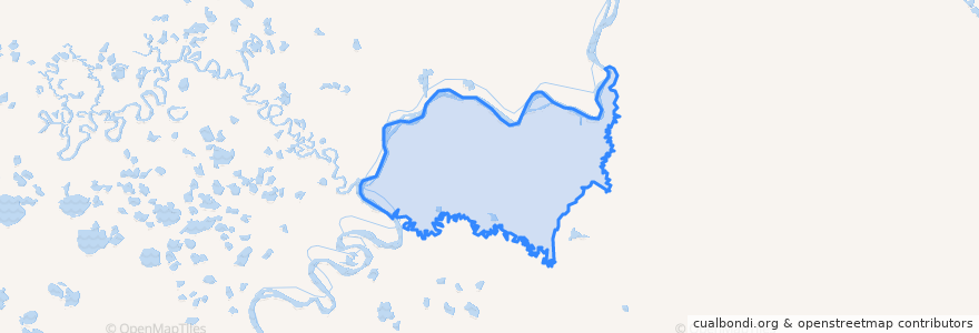 Mapa de ubicacion de городское поселение Белая Гора.