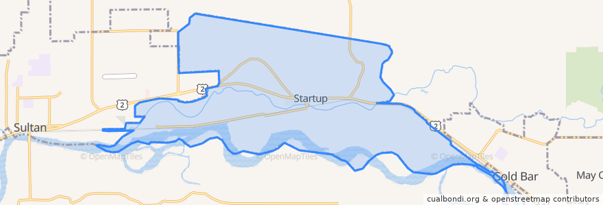 Mapa de ubicacion de Startup.