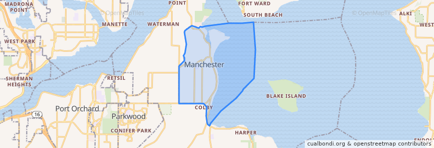 Mapa de ubicacion de Manchester.