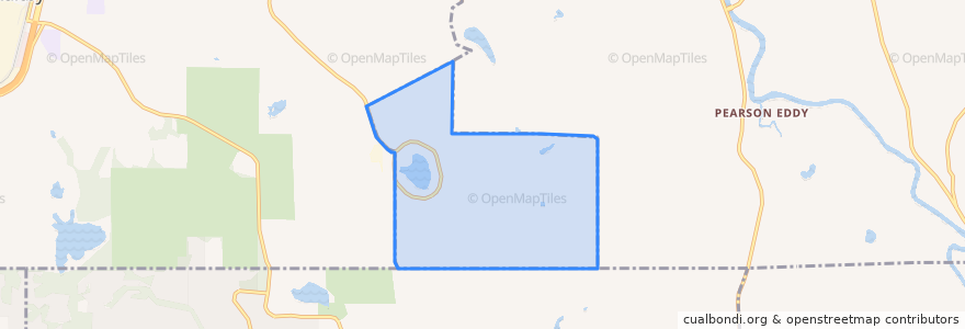 Mapa de ubicacion de Echo Lake.