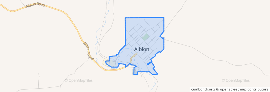 Mapa de ubicacion de Albion.