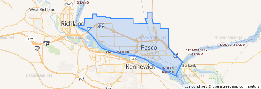 Mapa de ubicacion de Pasco.