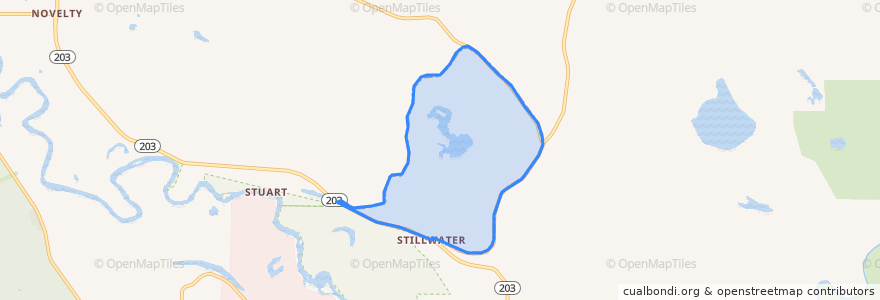 Mapa de ubicacion de Lake Marcel-Stillwater.