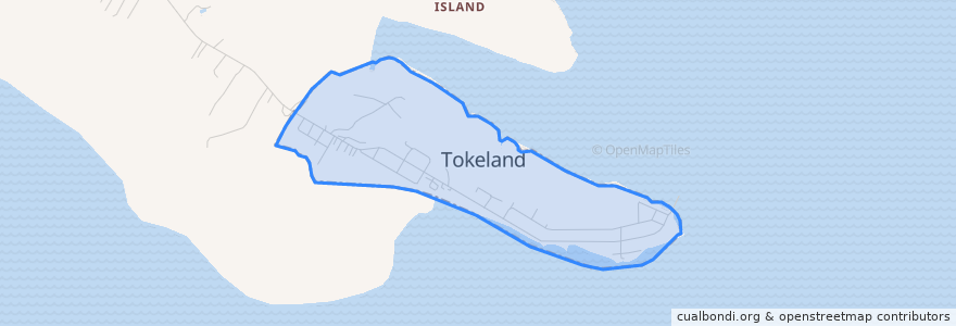 Mapa de ubicacion de Tokeland.