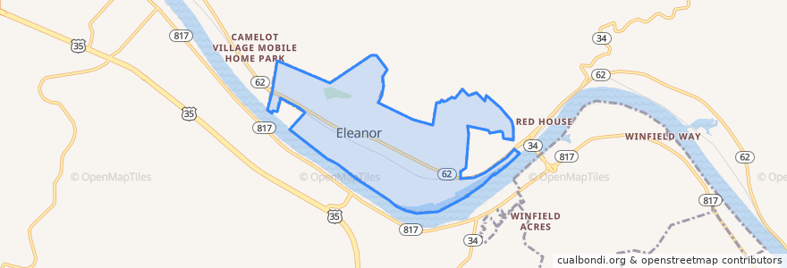 Mapa de ubicacion de Eleanor.