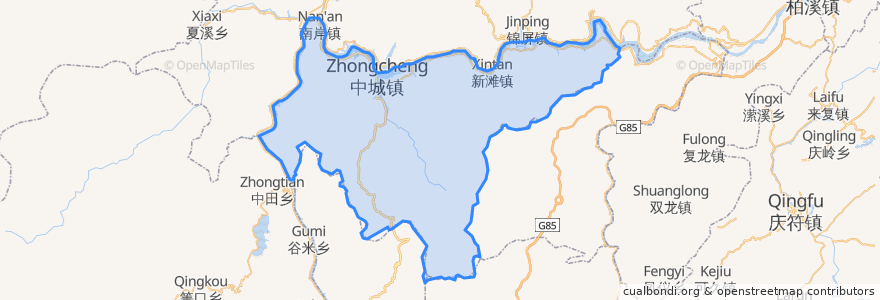 Mapa de ubicacion de 绥江县.