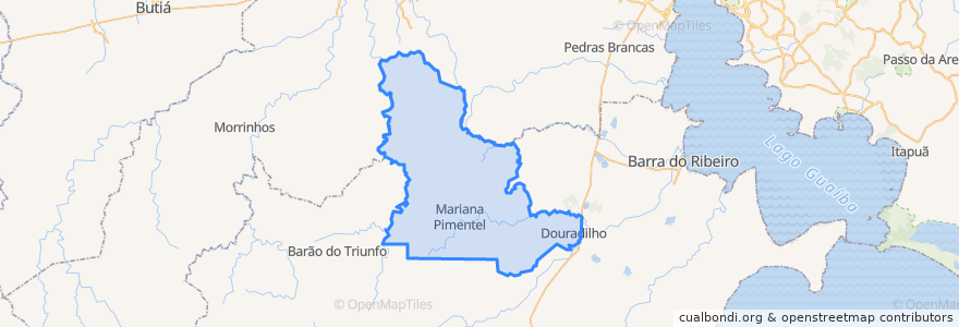 Mapa de ubicacion de Mariana Pimentel.