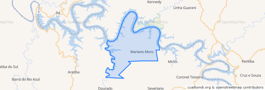 Mapa de ubicacion de Mariano Moro.