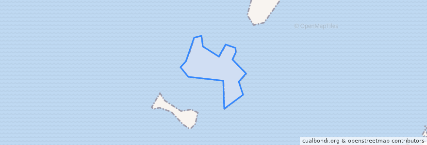 Mapa de ubicacion de Defoe Island.