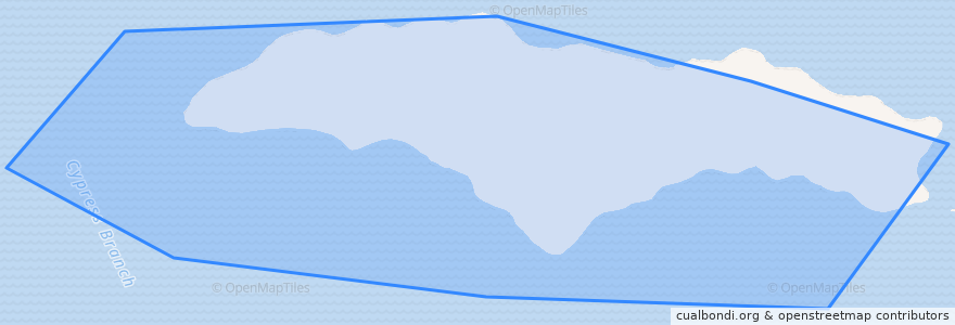 Mapa de ubicacion de Beaufort County.