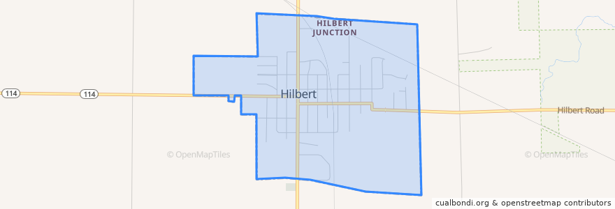 Mapa de ubicacion de Hilbert.