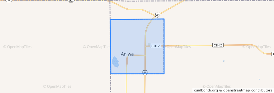 Mapa de ubicacion de Aniwa.