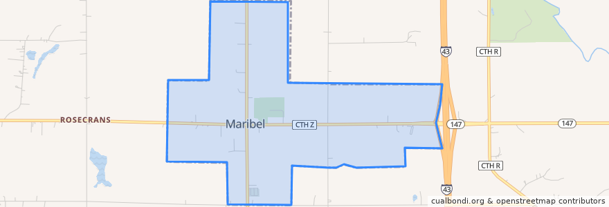Mapa de ubicacion de Maribel.